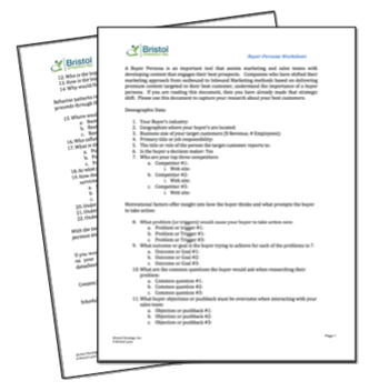Buyer Persona Worksheet