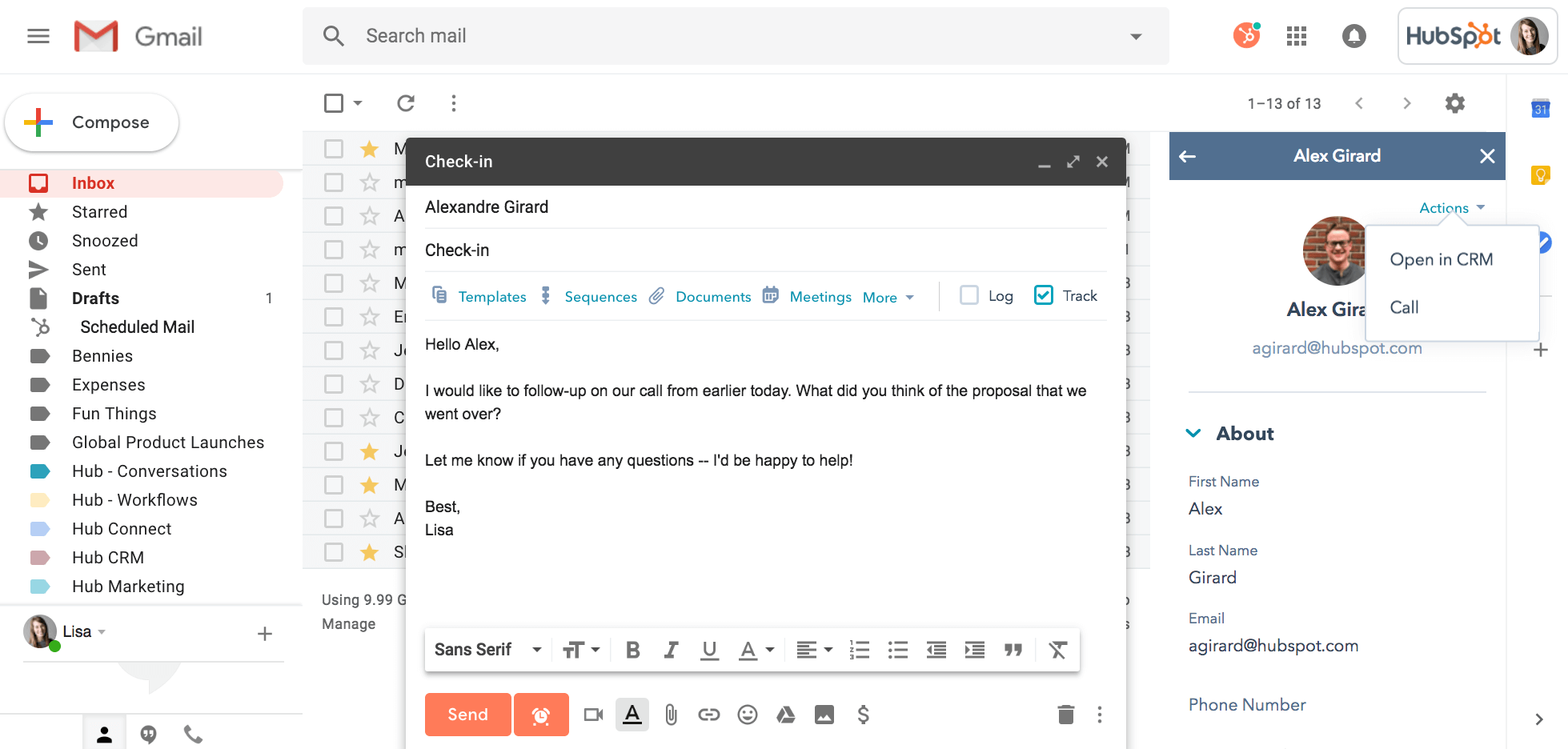 hubspot-integration-to-gmail