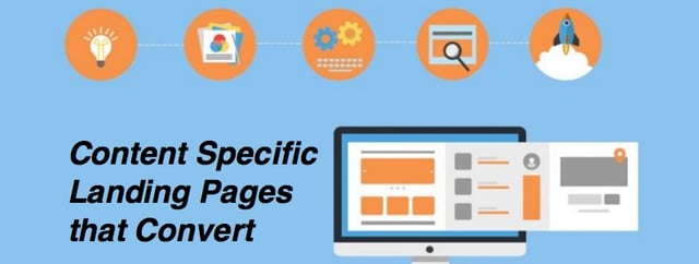 content specific landing pages that convert