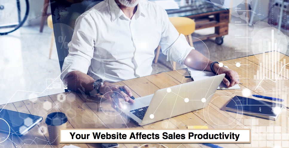 How does your website affect sales productivity?